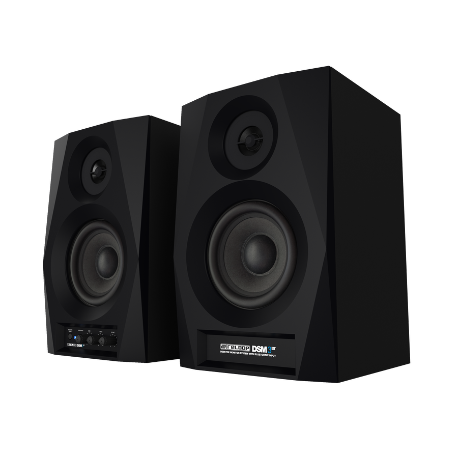 Reloop Smart 2-Way Active Monitor System With Bluetooth Input