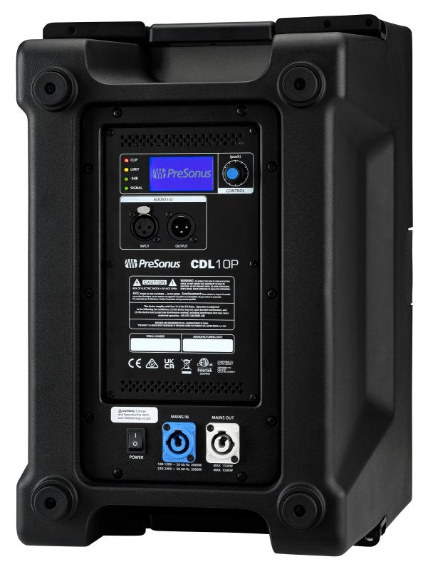 PreSonus Two-Way 10" 1000W Powered PA Loudspeaker With Constant Directivity Sound Reinforcement