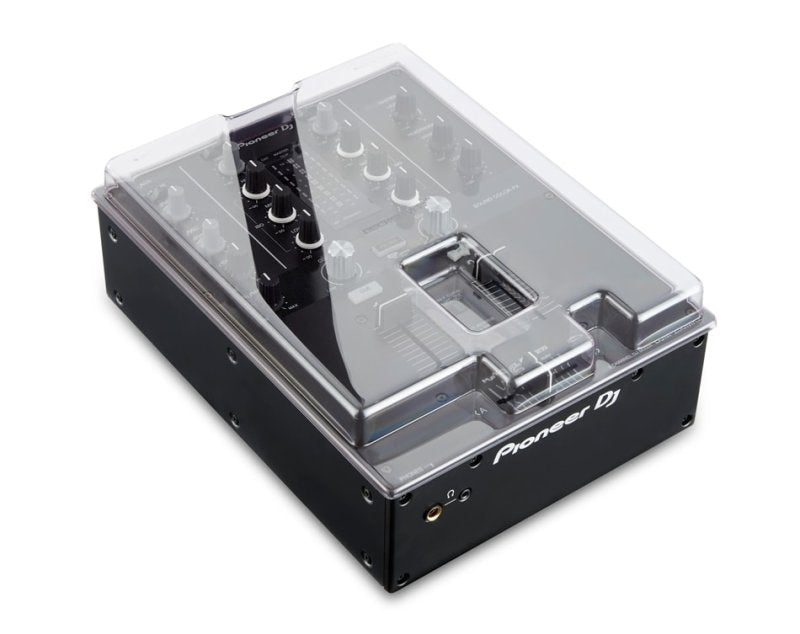 Decksaver Pioneer DJM-250 Mk2 and DJM-450 cover for DJ mixer protection, made by Decksaver, shown on the product.