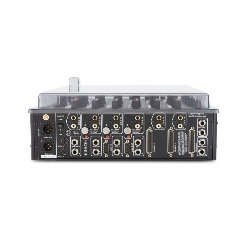 Decksaver DJ Mixer cover for Playdifferently Model 1, clear protective cover for DJ equipment, made by Decksaver.