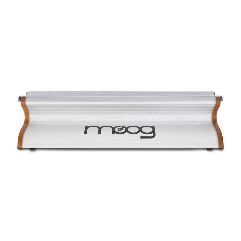 Decksaver cover for Moog Subsequent 37 synthesizer, clear protective case for keyboard and control surface.