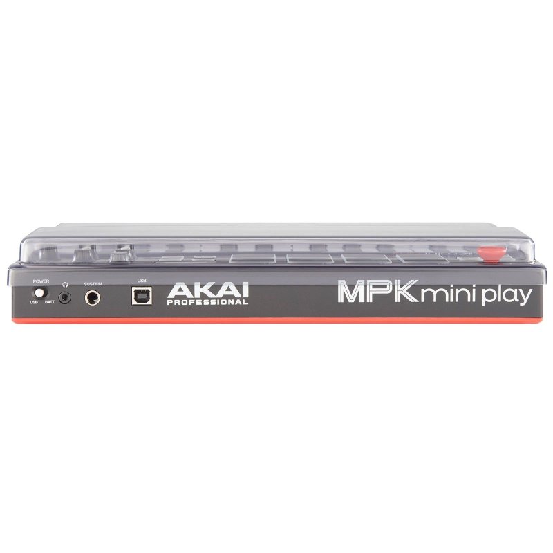 Decksaver hard cover for Akai MPK Mini Play keyboard, lightweight protective keyboard cover from Decksaver.