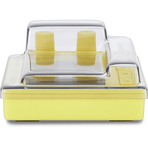 Decksaver 1010 Music Nanobox synthesizer cover in light edition, clear plastic protective cover for the synthesizer device.