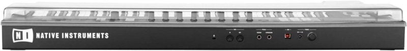 Decksaver protective cover for Native Instruments Kontrol 61 MIDI keyboard, durable and custom-fit to shield the device.
