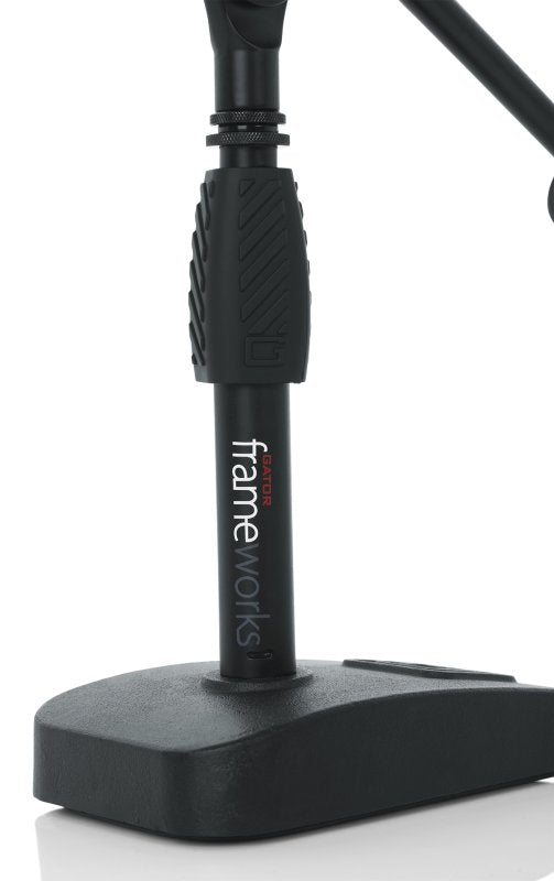 Gator GFW-MIC-0822 Telescoping Boom Mic Stand Desktop & Bass Drum