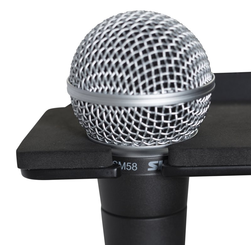 Gator GFW-MIC-4TRAY Multi Mic Holder Ð Four Mics