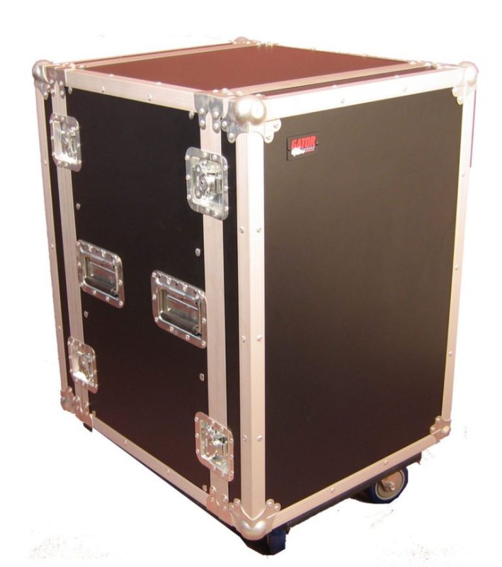 Gator GTOUR-14U-CAST G-Tour Series Fixed Casters Rack Case