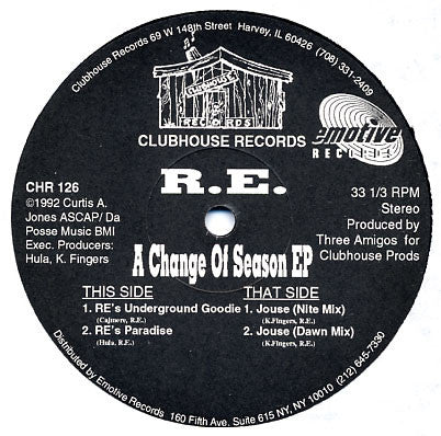 A Change Of Season EP R.E.
