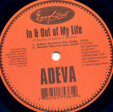 In & Out Of My Life Adeva
