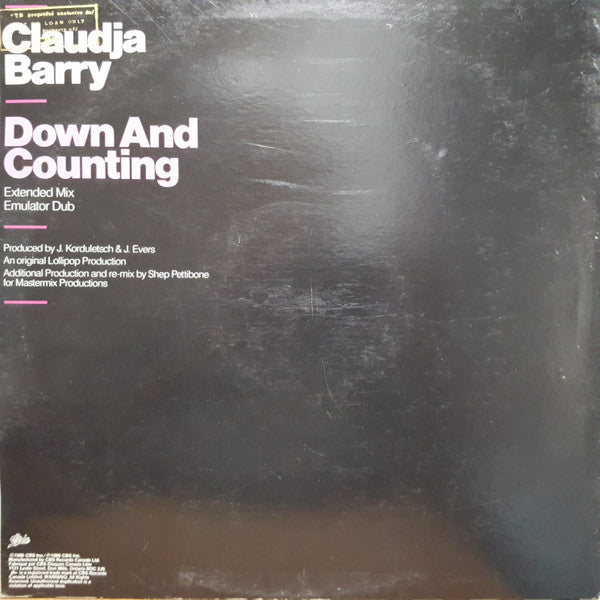 Down And Counting 2 Claudja Barry