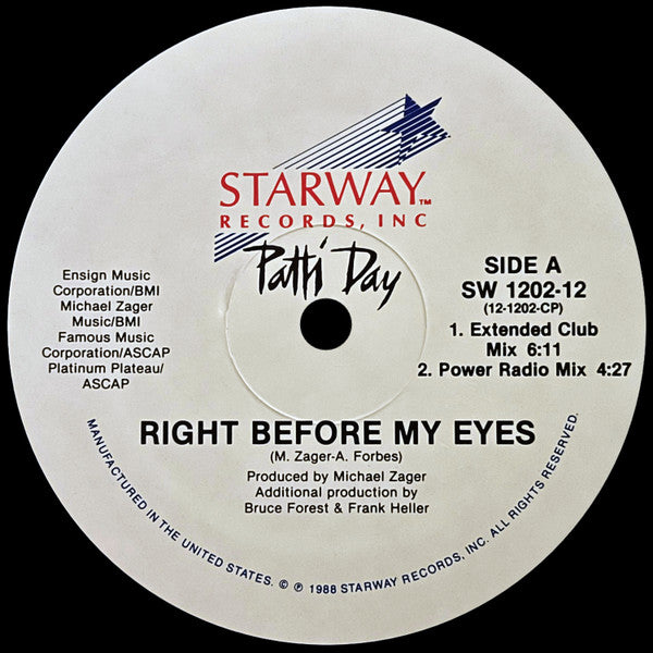 Right Before My Eyes Patti Day