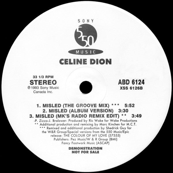 Misled Céline Dion