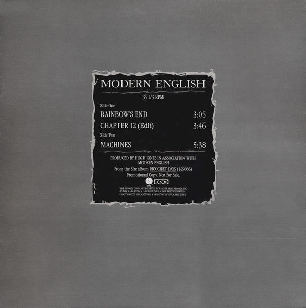 Rainbow's End / Chapter 12 / Machines Modern English