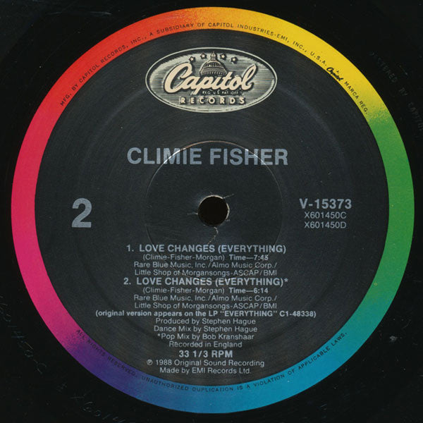Love Changes (Everything) Climie Fisher