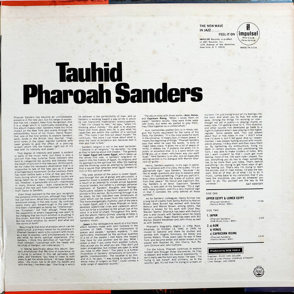 Tauhid Pharoah Sanders