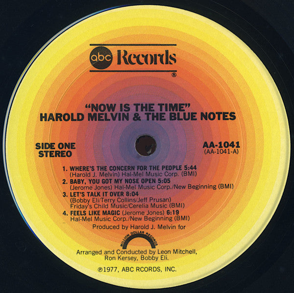 Now Is The Time Harold Melvin And The Blue Notes