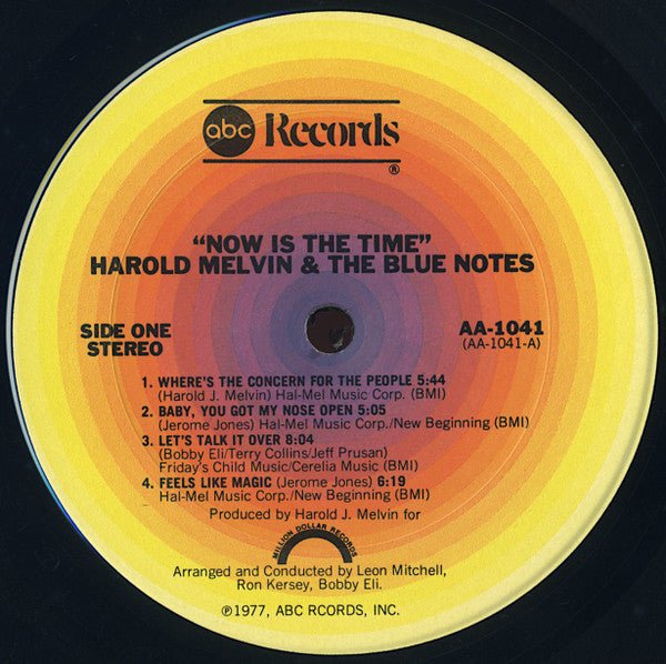 Now Is The Time Harold Melvin And The Blue Notes