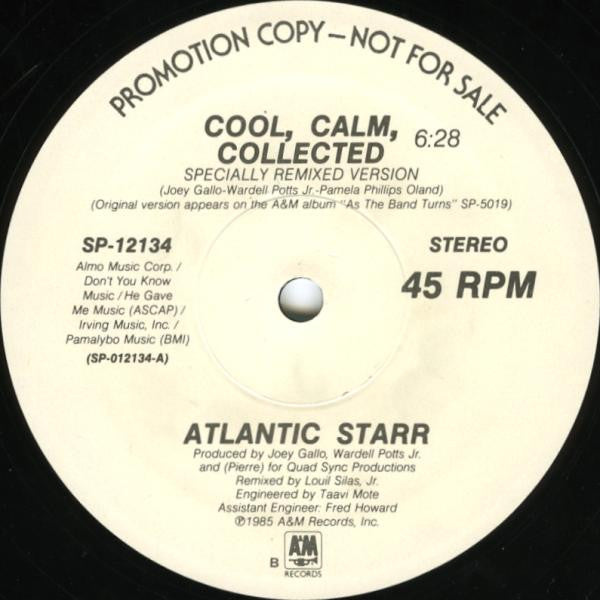 Cool, Calm, Collected Atlantic Starr