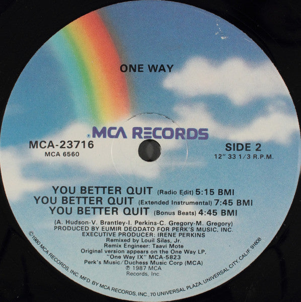 You Better Quit One Way