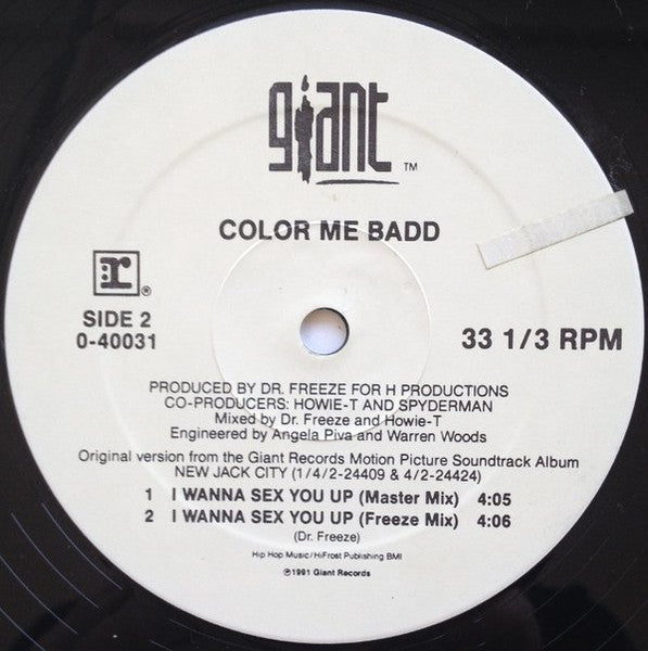 I Wanna Sex You Up Color Me Badd