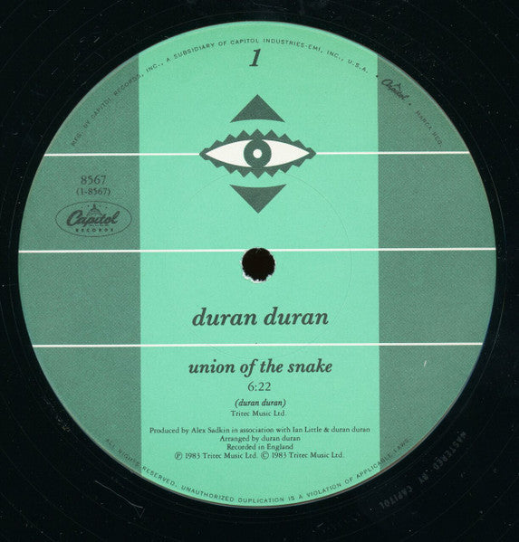 Union Of The Snake Duran Duran