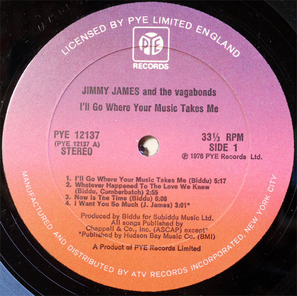 I'll Go Where Your Music Takes Me Jimmy James & The Vagabonds