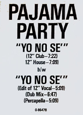 Yo No Sé Pajama Party
