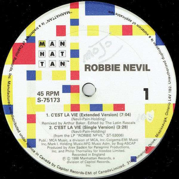 C'est la vie Robbie Nevil