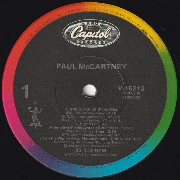 Spies Like Us Paul McCartney