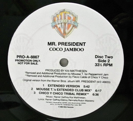 Coco Jamboo Mr. President