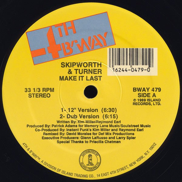 Make It Last Skipworth & Turner