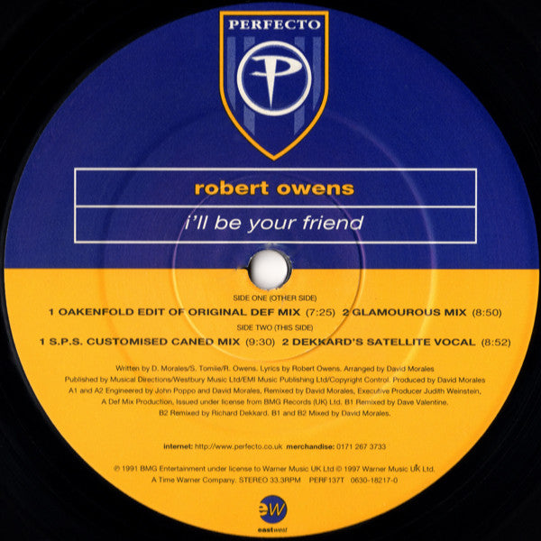 I'll Be Your Friend Robert Owens