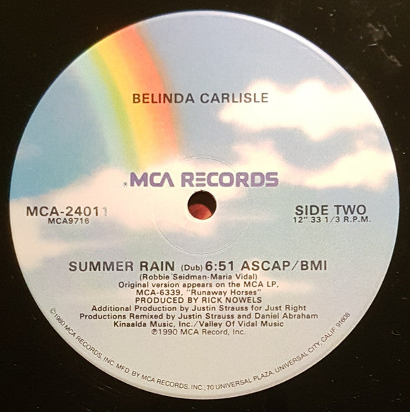Summer Rain (Extended Version) Belinda Carlisle