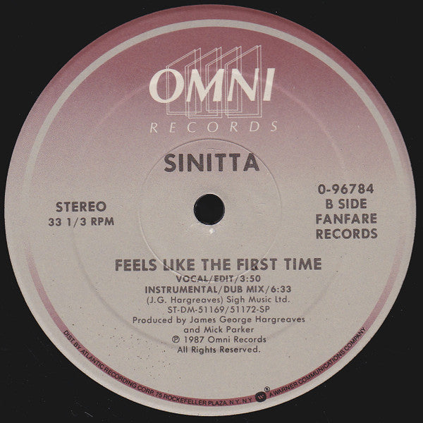 Feels Like The First Time 2 Sinitta