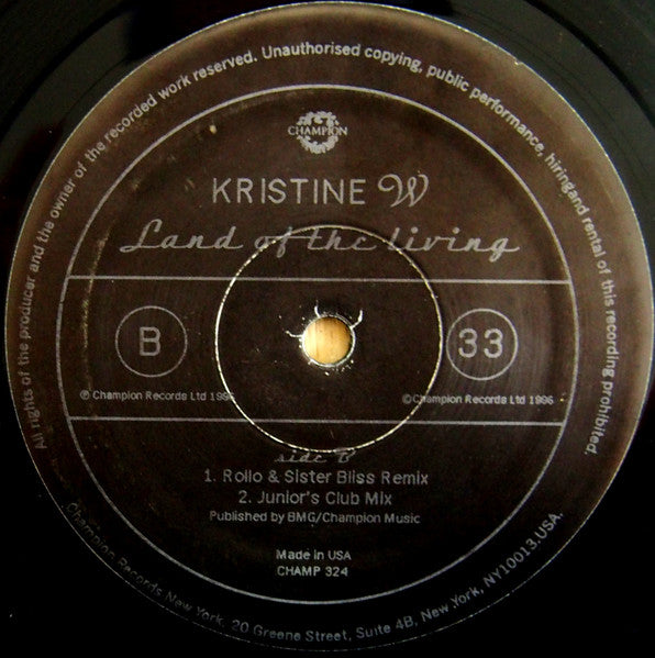 Land Of The Living 3 Kristine W