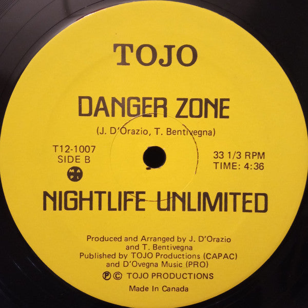 Danger Zone Nightlife Unlimited