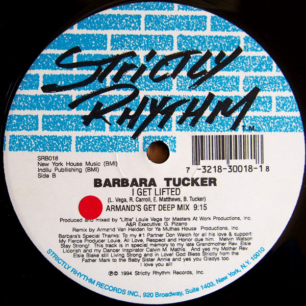 I Get Lifted Barbara Tucker