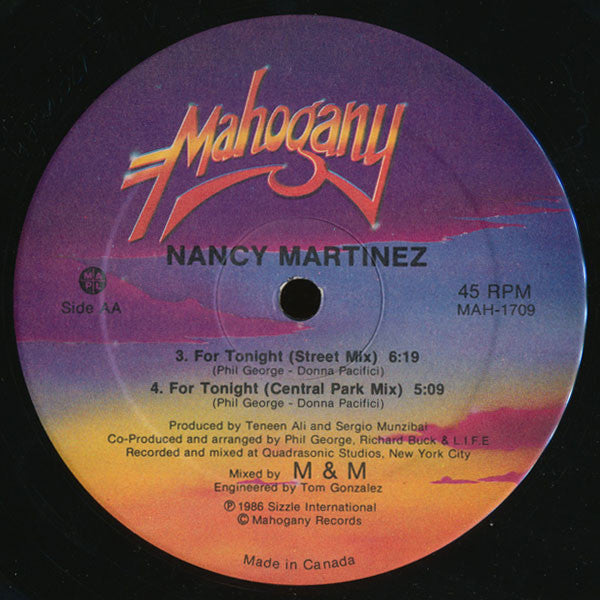 For Tonight Nancy Martinez