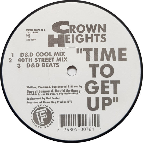 Time To Get Up Crown Heights