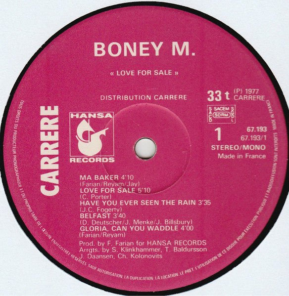 Love Active Boney M.