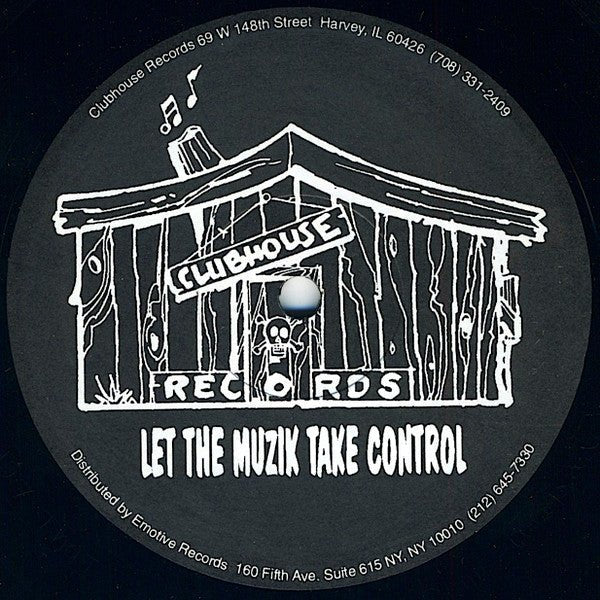 Rectangle Triangle's "Let The Muzik Take Control" album cover featuring vibrant abstract art and bold typography.