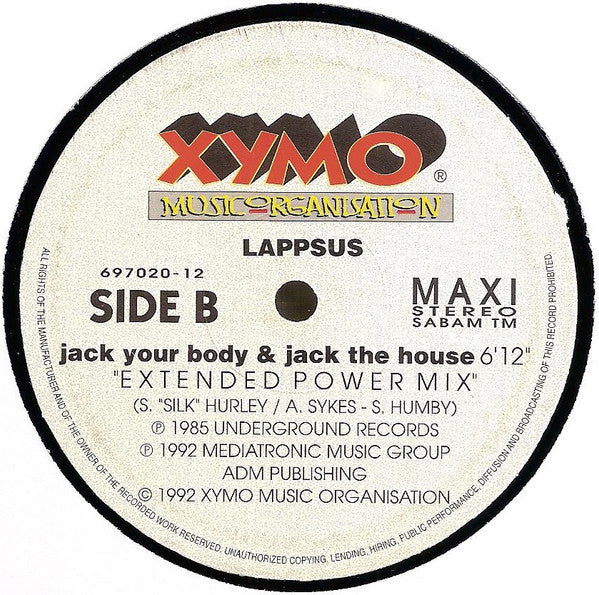 Jack Your Body & Jack The House Lappsus