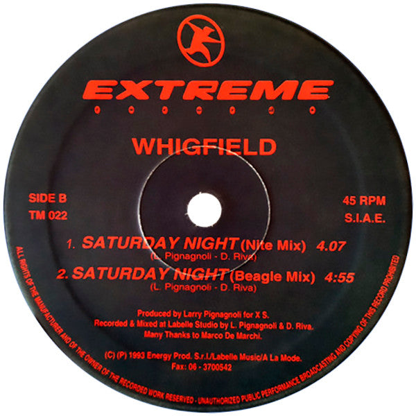 Saturday Night Whigfield
