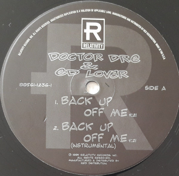 Back Up Off Me ! Doctor Dré,Ed Lover