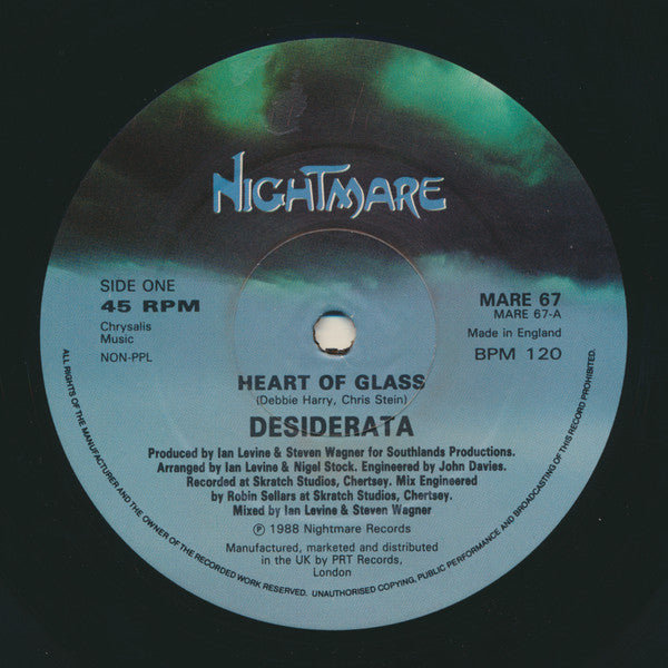 Heart Of Glass Desiderata
