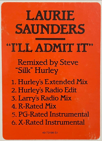 I'll Admit It Laurie Saunders