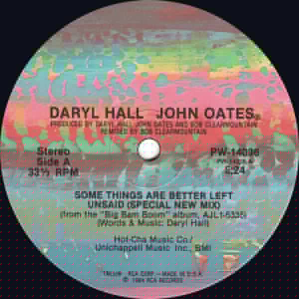 Some Things Are Better Left Unsaid Daryl Hall & John Oates