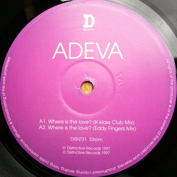 Where Is The Love? / The Way That You Feel Adeva