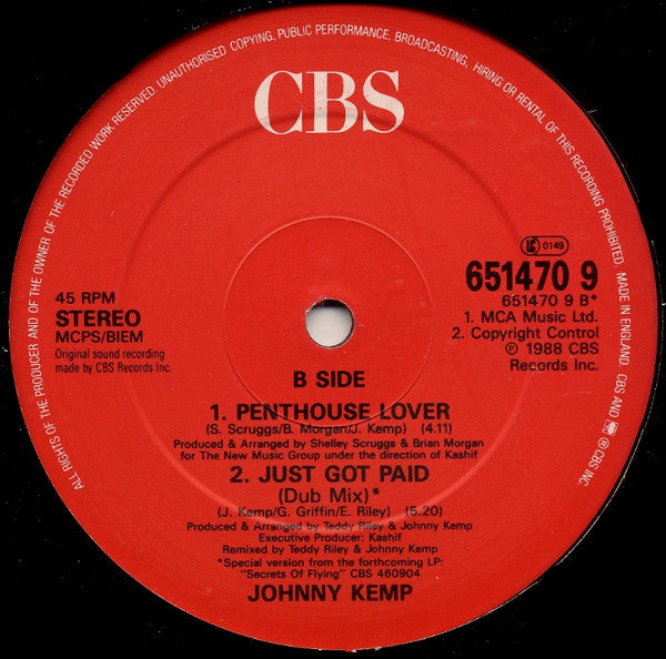 Just Got Paid Johnny Kemp