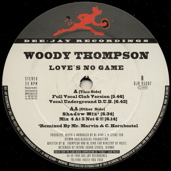 Love's No Game Woody Thompson